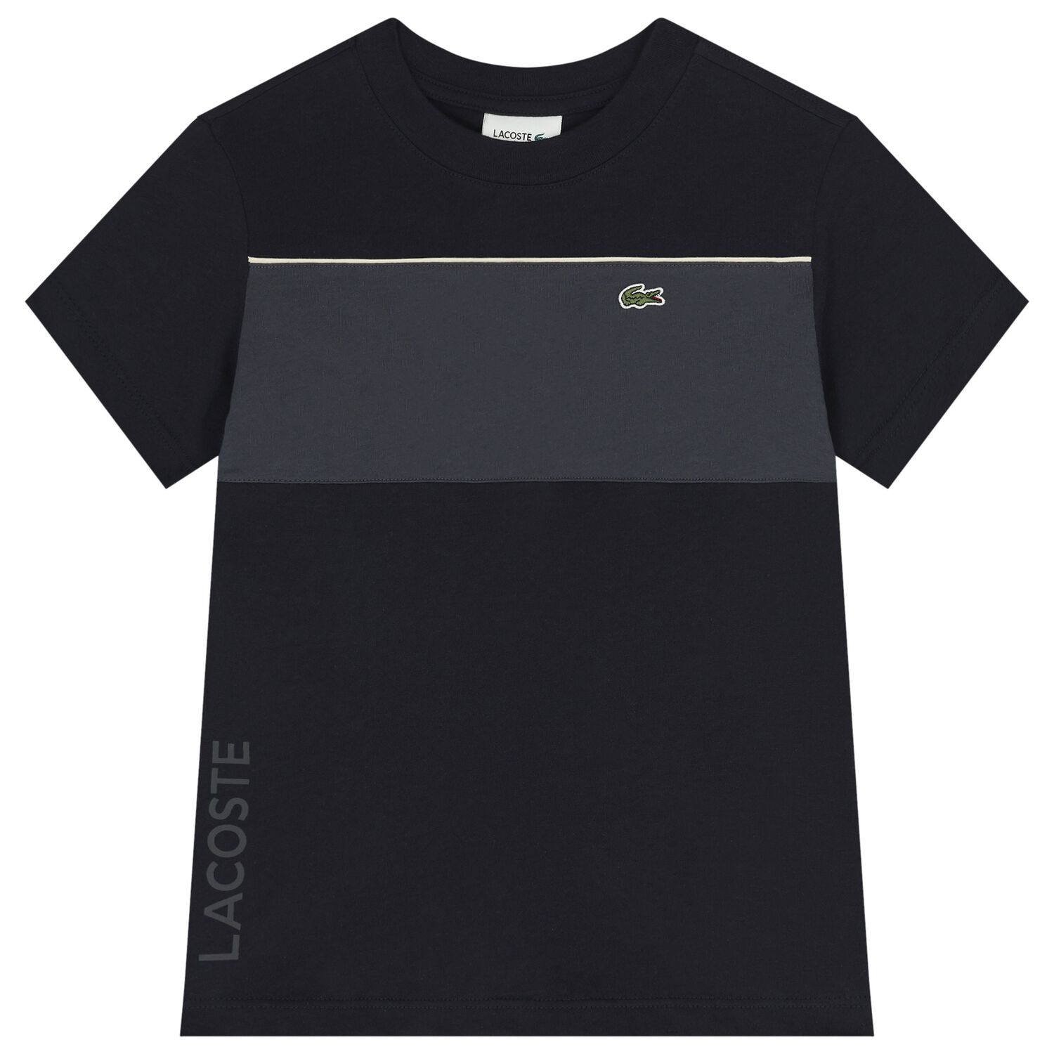 Boys Navy Blue Logo T-Shirt, 1, hi-res