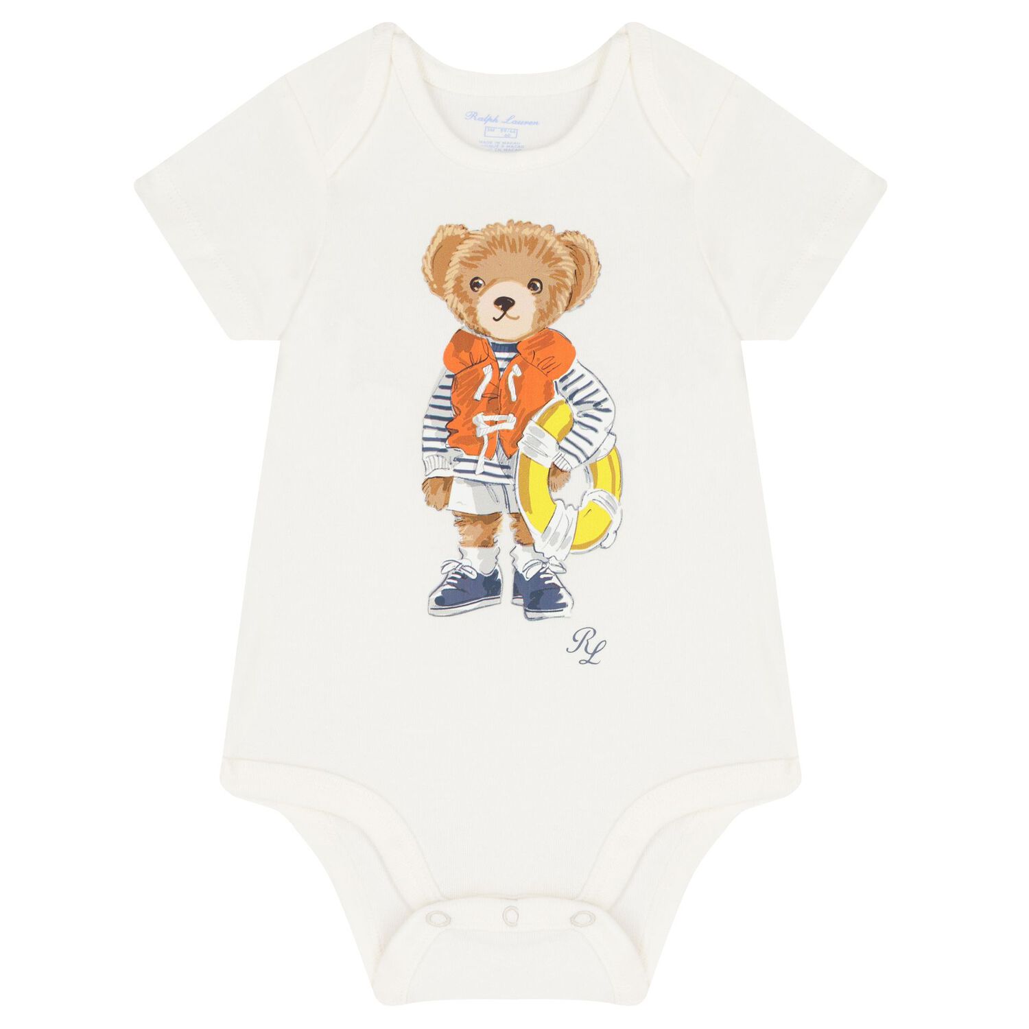 Ivory Cotton Playful Bear Print Baby Gift Set, 1, hi-res image number null