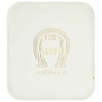 Ivory & Gold Logo Baby Blanket