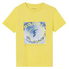 Boys Yellow Skater T-Shirt, 1, hi-res