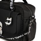 Black Logo Baby Changing Bag, 1, hi-res