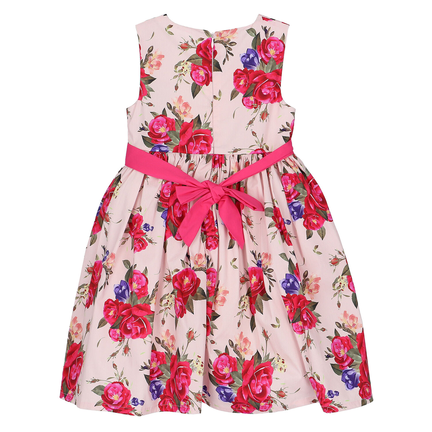 Girls Pink Floral Dress, 1, hi-res image number null