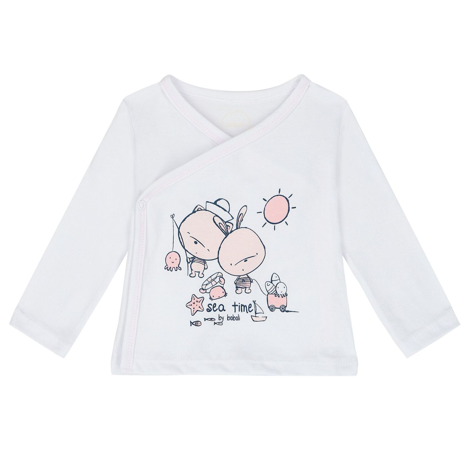 Baby Girls White & Pink Babygrow Gift Set, 1, hi-res