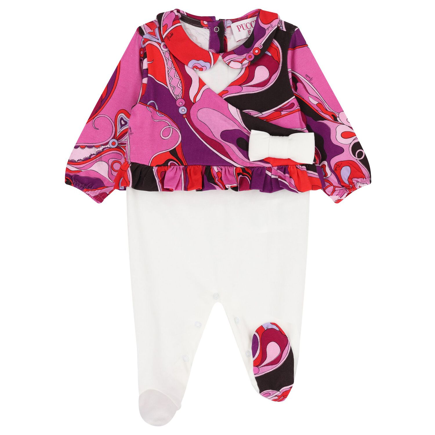 Baby Girls Multi-Coloured Orchidee Babygrow Set, 1, hi-res