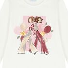 Girls Ivory Long Sleeve Top, 1, hi-res