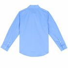 Boys Blue Cotton Shirt, 1, hi-res