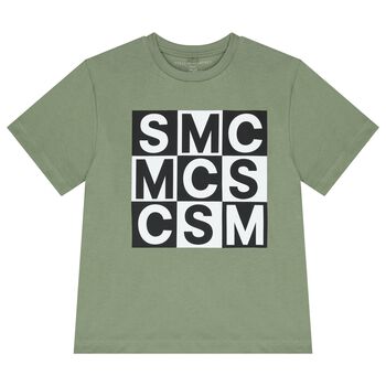 Boys Green Logo T-Shirt