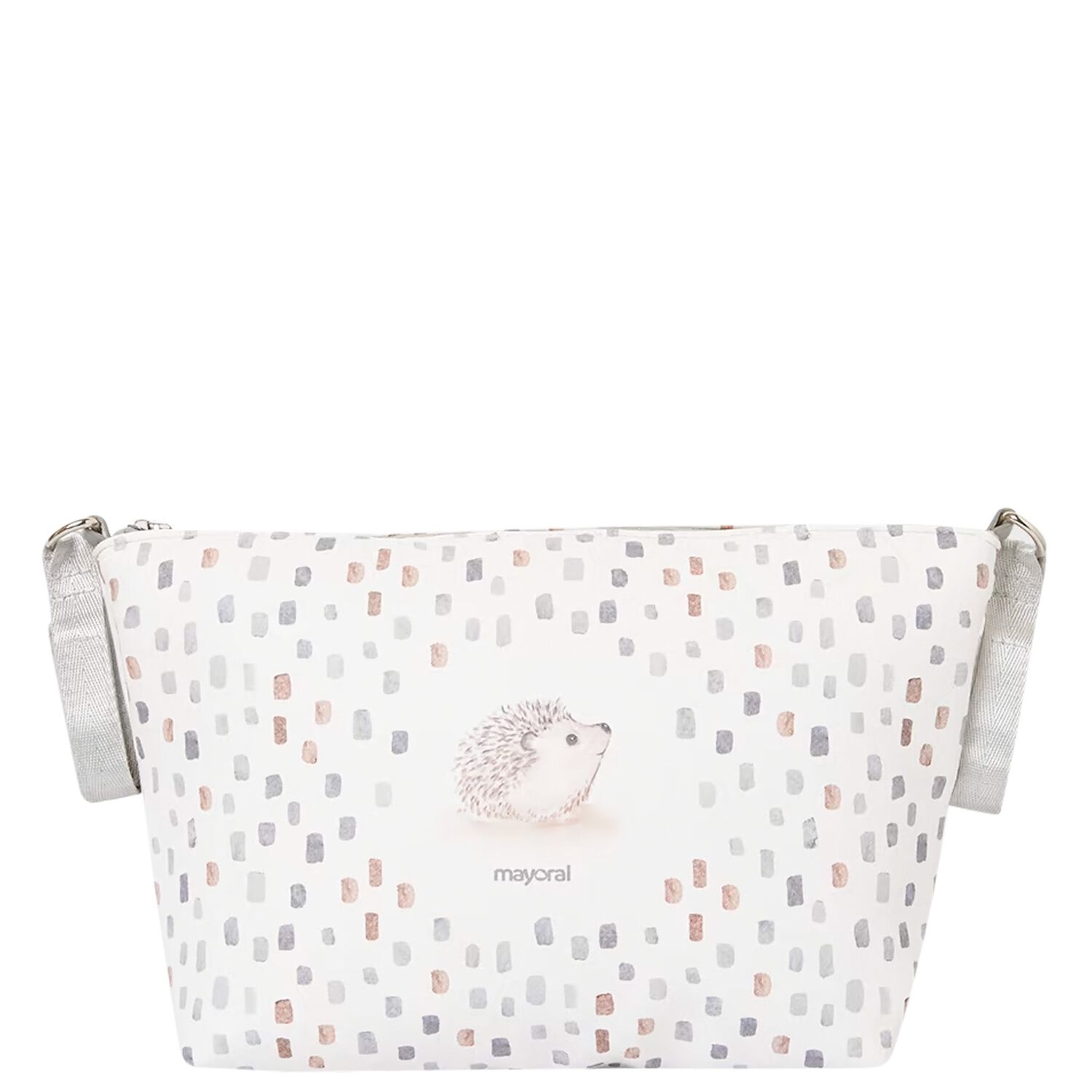 Ivory & Grey Toiletry Bag, 2, hi-res