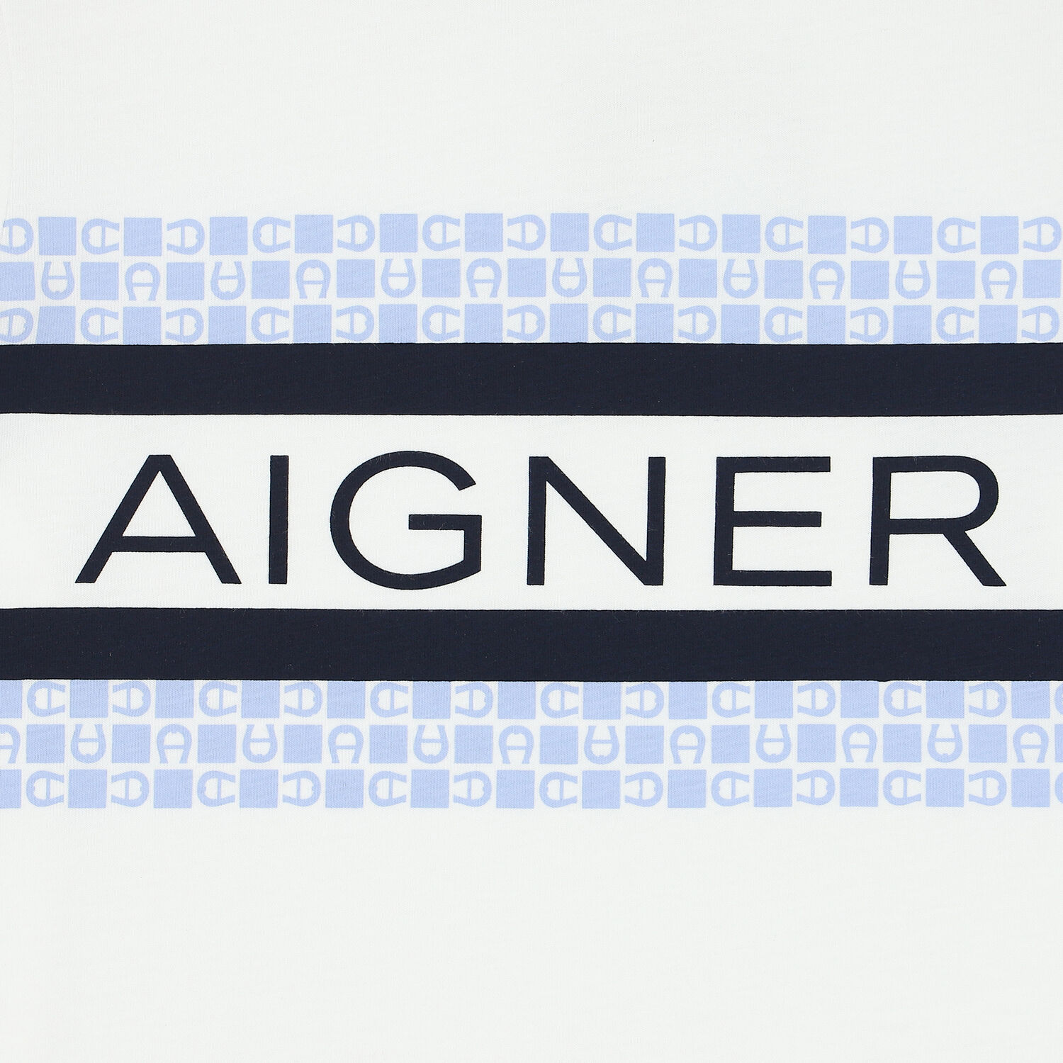 Boys White & Navy Logo T-Shirt, 1, hi-res