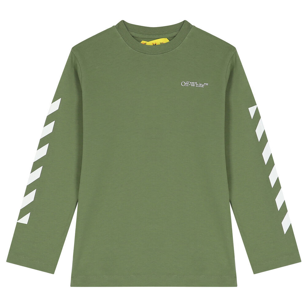 Long sleeve off white top cheap