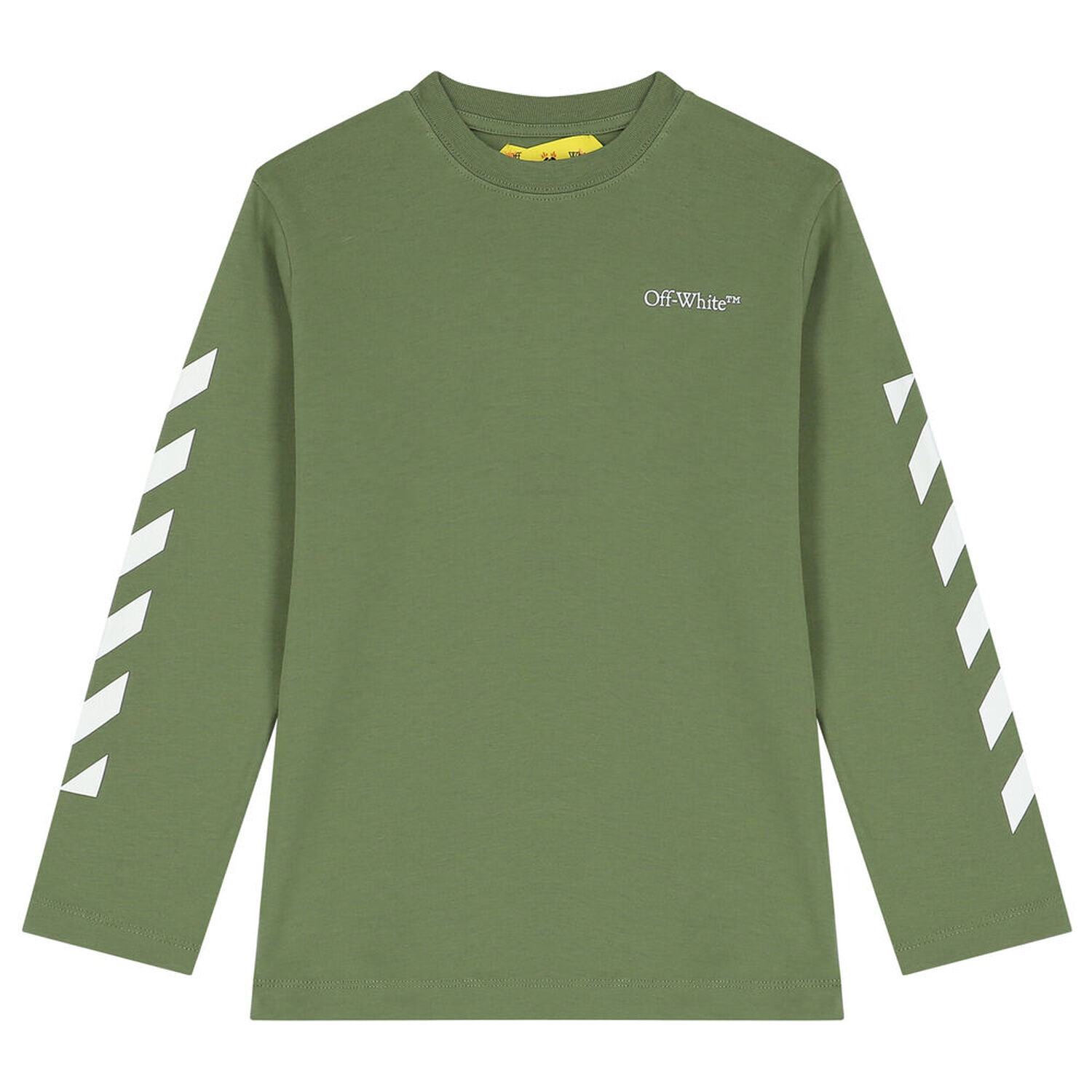 Green Logo Long Sleeve Top, 1, hi-res