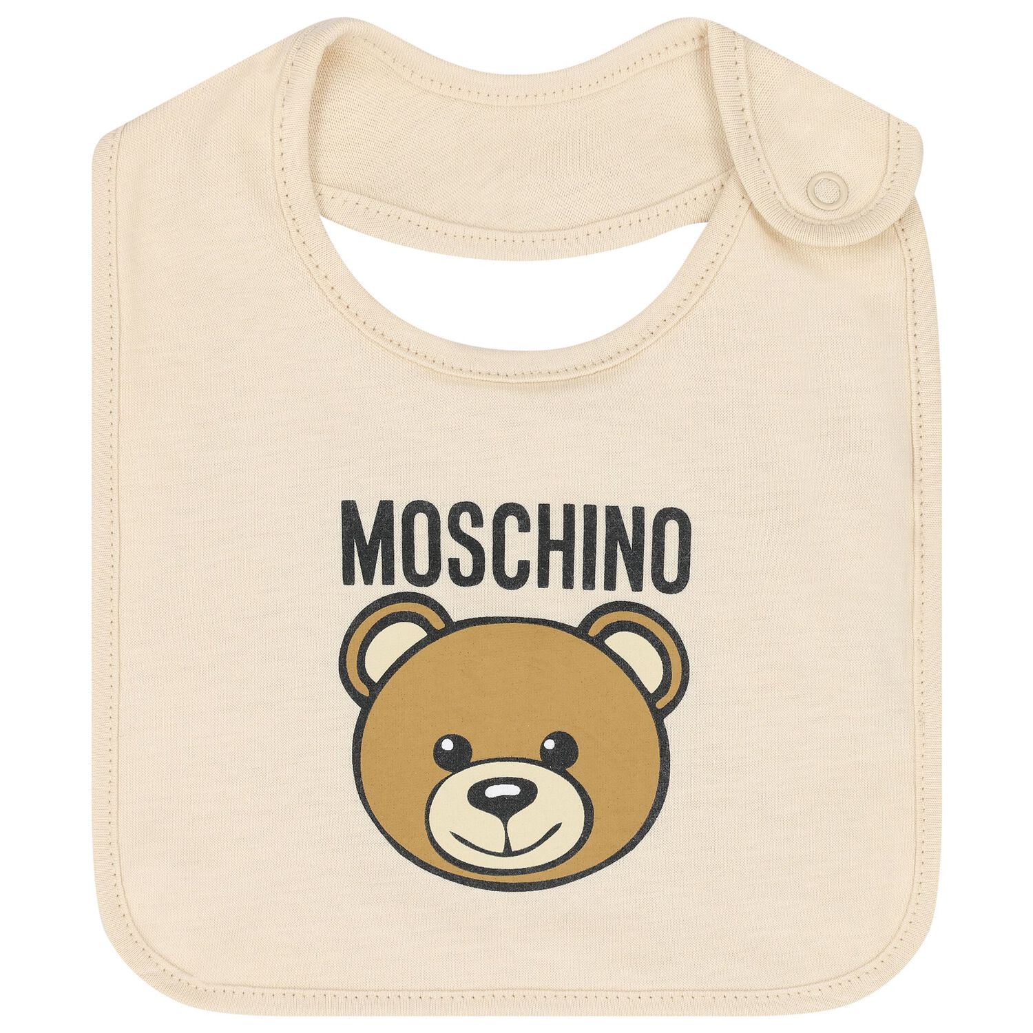 Beige Teddy Bear Logo Babygrow Gift Set, 2, hi-res