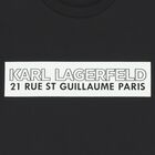 Boys Black Logo T-Shirt, 1, hi-res