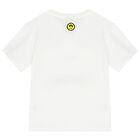 Boys White Logo T-Shirt, 1, hi-res
