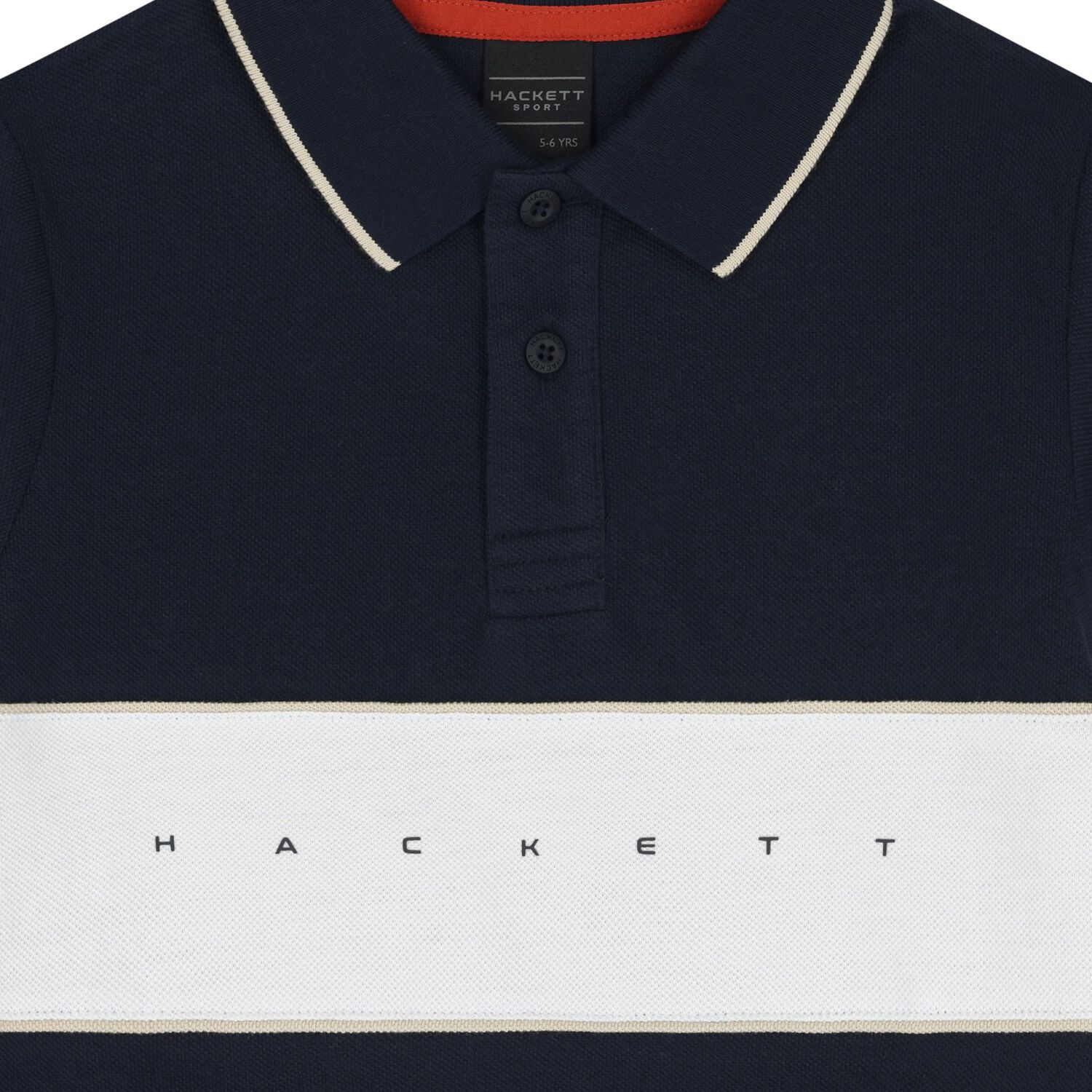 Boys Navy Blue & White Polo Shirt, 1, hi-res