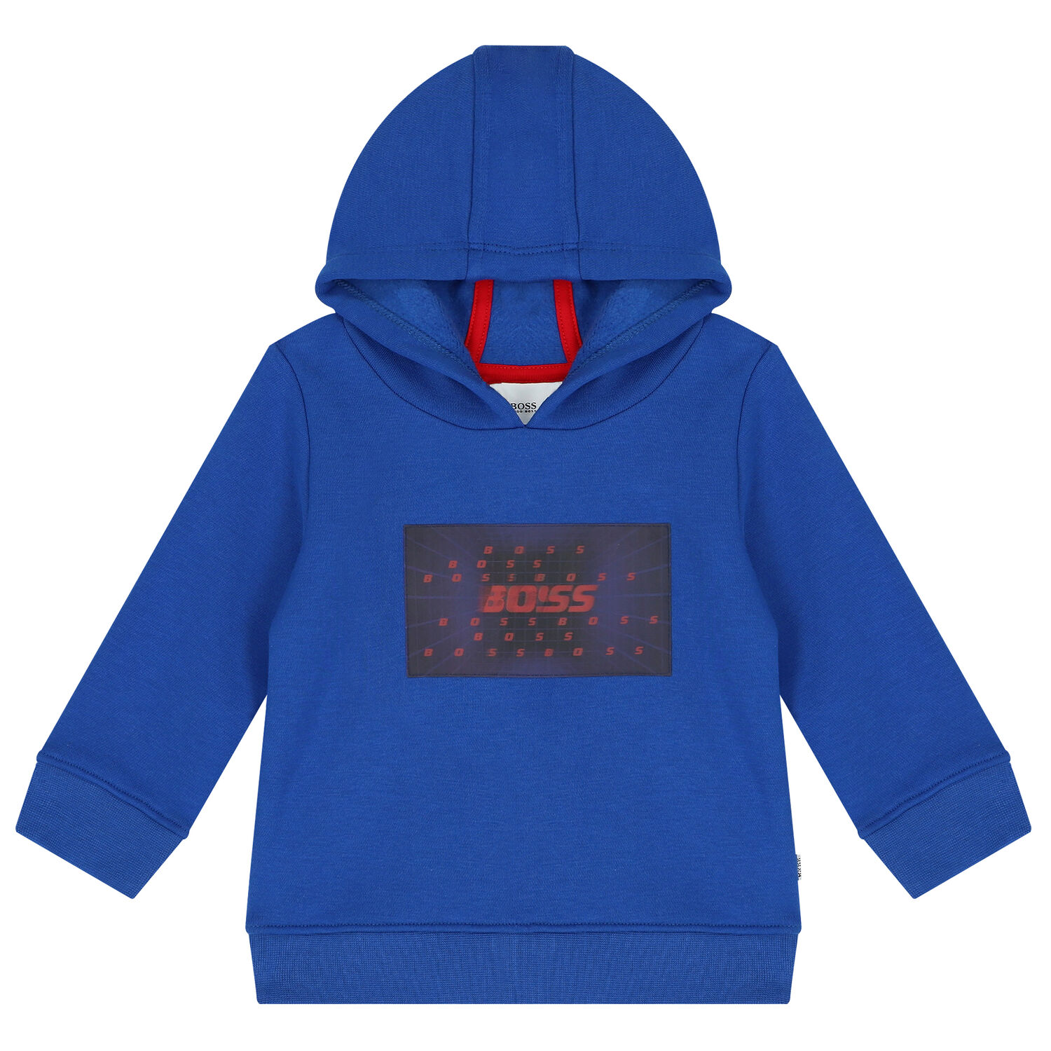 Younger Boys Blue Hooded Top, 1, hi-res image number null