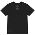 Black & Yellow Logo Shorts Set, 1, hi-res