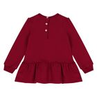 Baby Girls Red Polo Bear Tracksuit, 1, hi-res