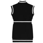 Girls Mini-Me Black Logo Dress, 1, hi-res
