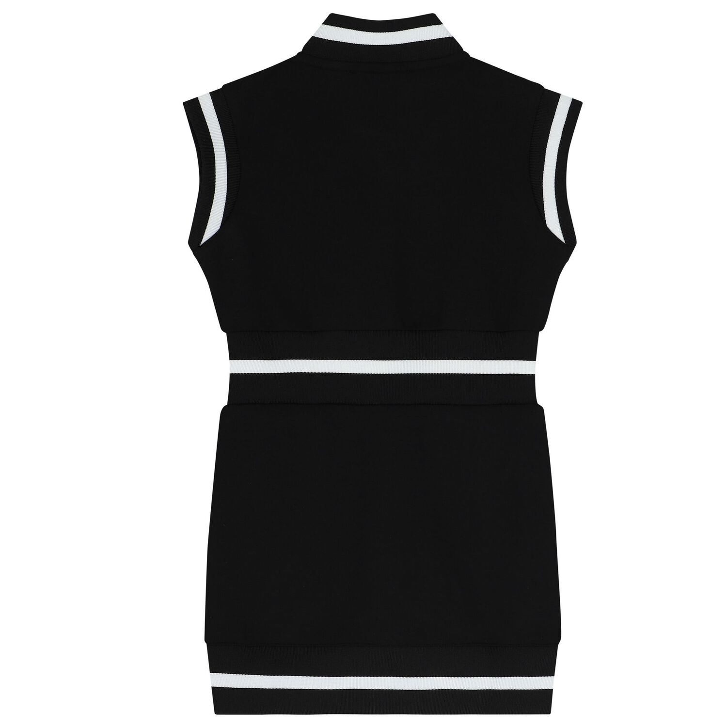 Girls Mini-Me Black Logo Dress, 1, hi-res image number null