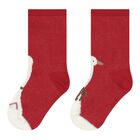 Baby Girls Red & Ivory Socks ( 4-Pack ), 3, hi-res