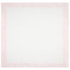 Baby Girls White & Pink Teddy Bear Logo Padded Blanket, 1, hi-res