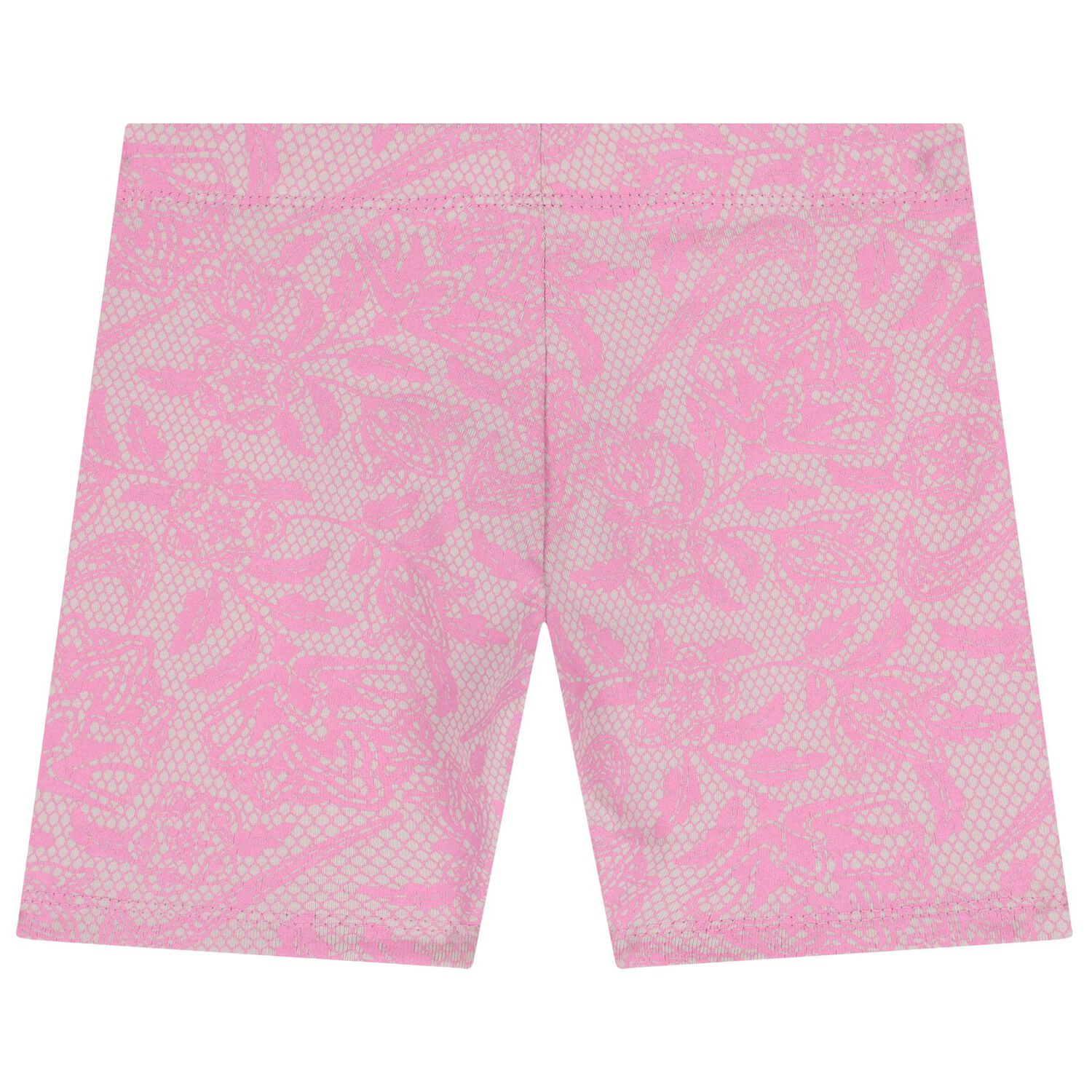 Girls Pink Logo Shorts Set, 1, hi-res