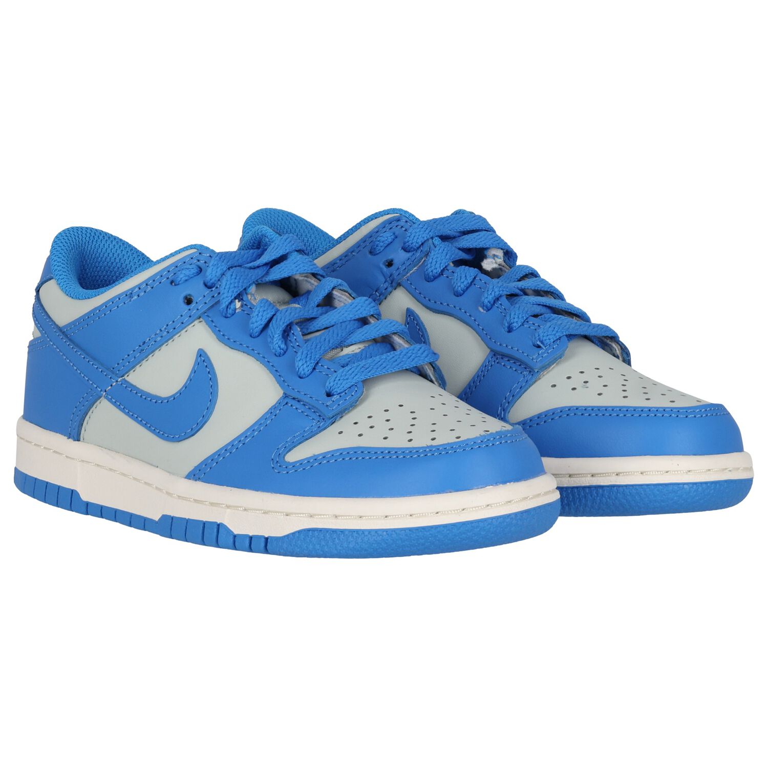 Blue & Grey Dunk Low Trainers , 4, hi-res