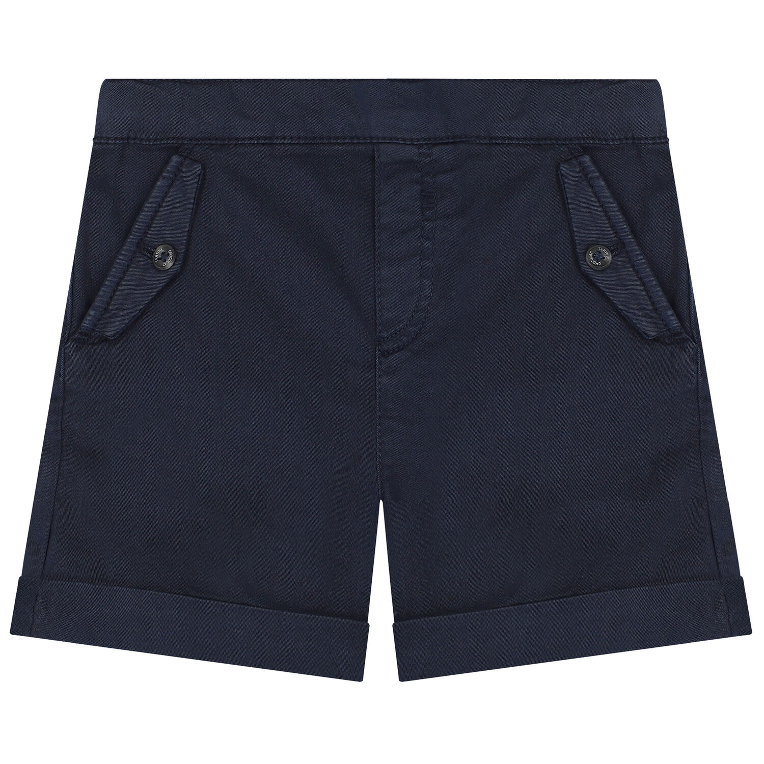 Younger Boys Navy Blue Shorts, 1, hi-res