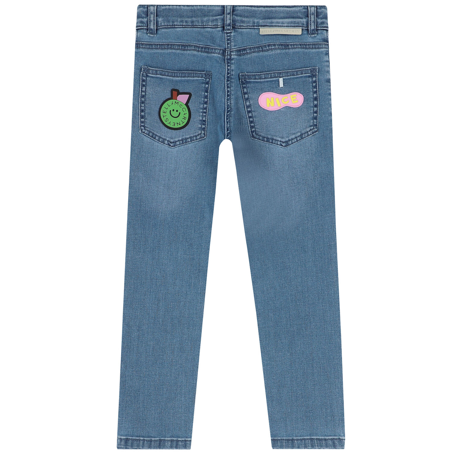 Girls Blue Denim Jeans, 1, hi-res