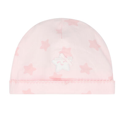 Baby Girls Pink Star Hat