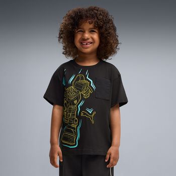 Boys Black Bumblebee Transformers T-Shirt