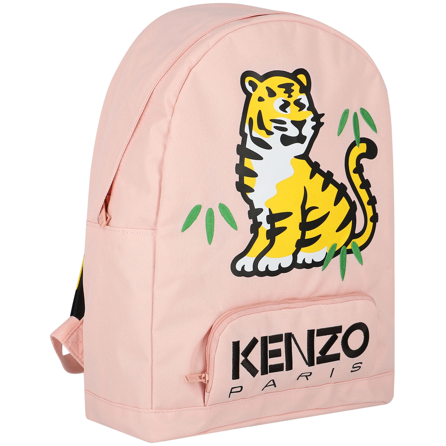 Girls Pink Tiger & Logo Backpack, 1, hi-res