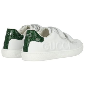 White Ace Leather Trainers