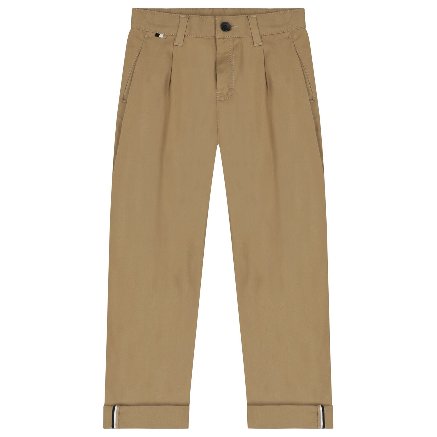 Boys Beige Trousers, 1, hi-res image number null