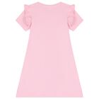 Girls Pink Logo Bag Dress, 2, hi-res