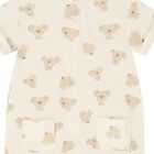 Baby Boys Beige Koala Romper, 1, hi-res