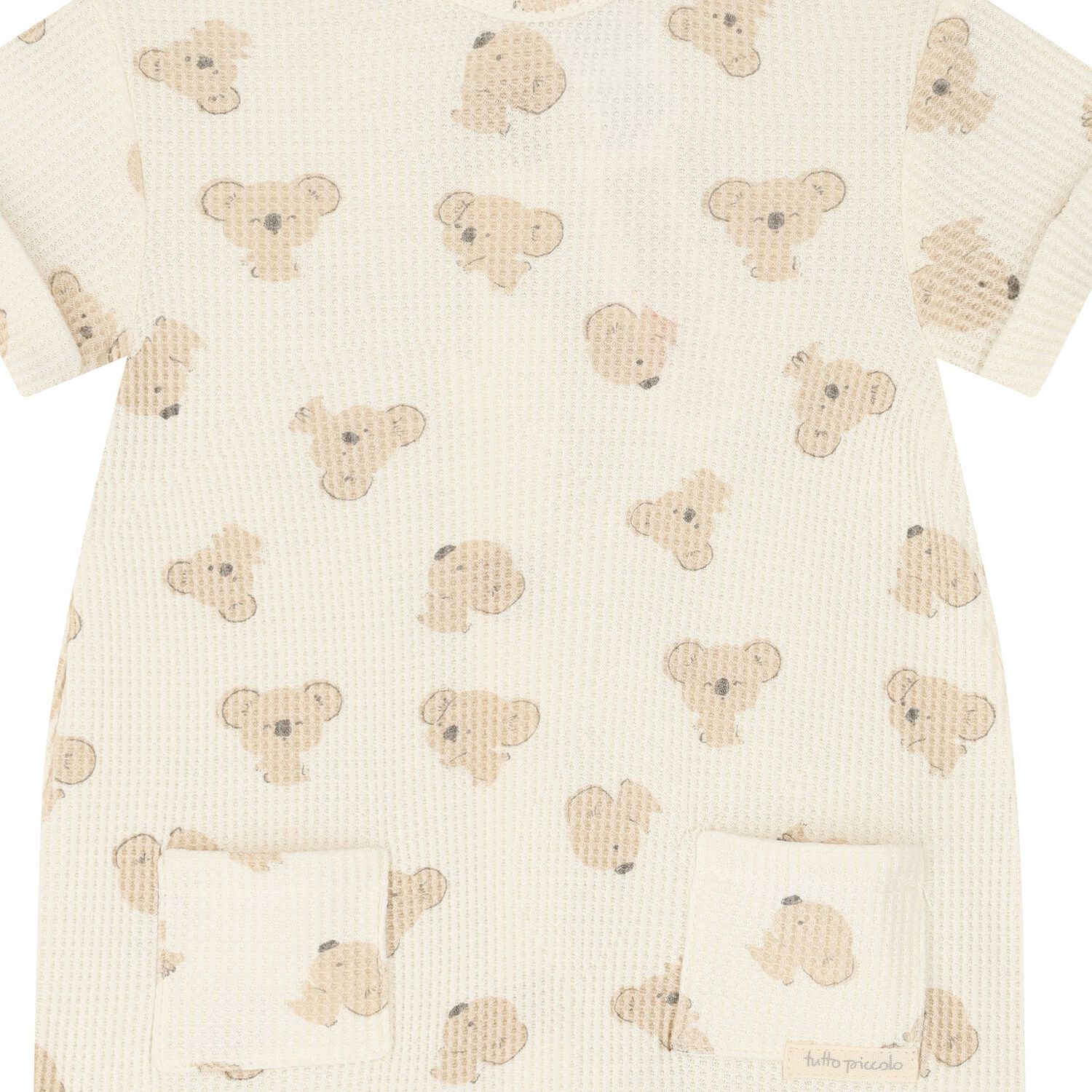 Baby Boys Beige Koala Romper, 1, hi-res image number null
