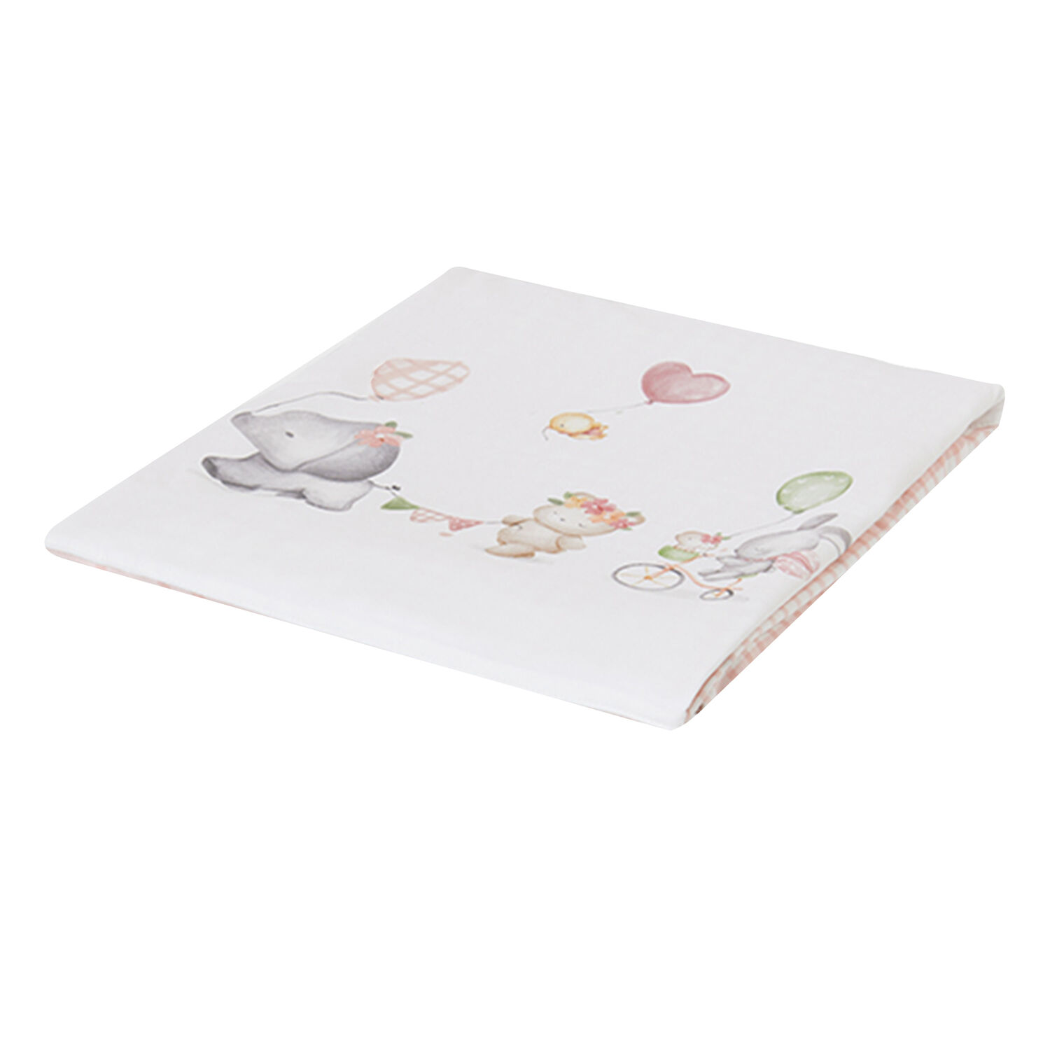 Baby Girls White & Pink Blanket, 2, hi-res image number null