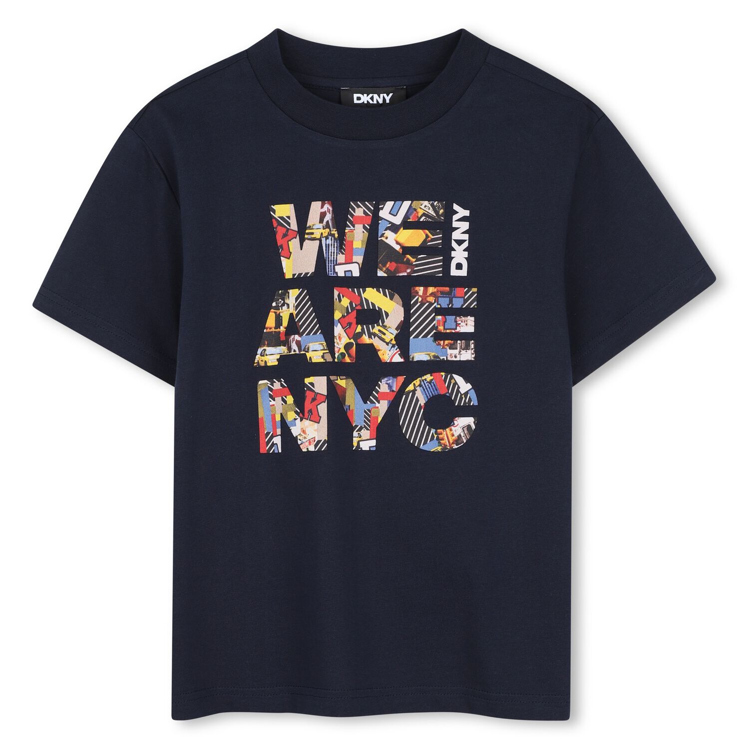 Boys Navy Blue Logo T-Shirt, 2, hi-res