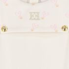 Baby Girls Ivory Logo Babygrow, 1, hi-res