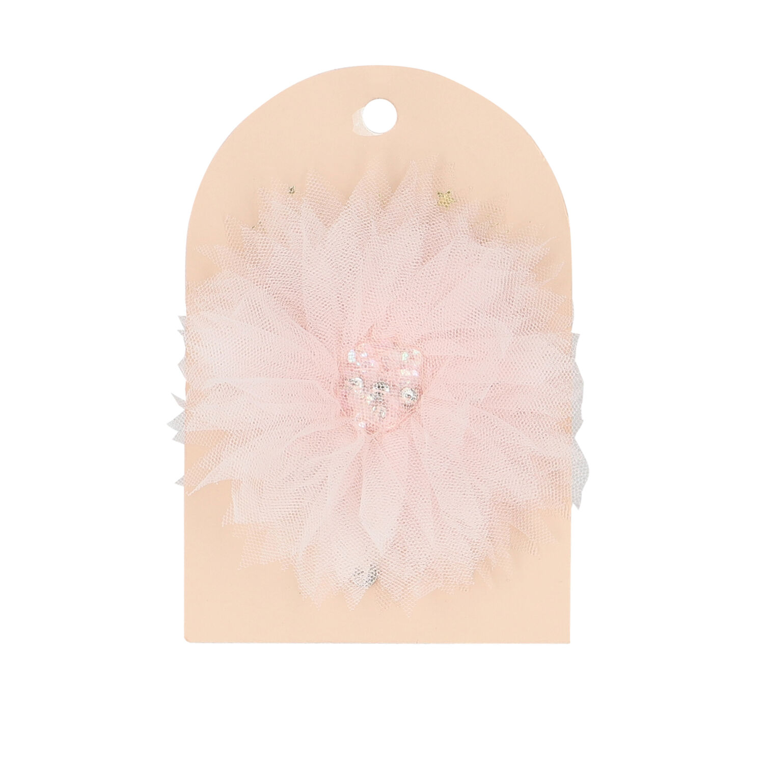 Girls Pink Flower Hairclip, 1, hi-res image number null