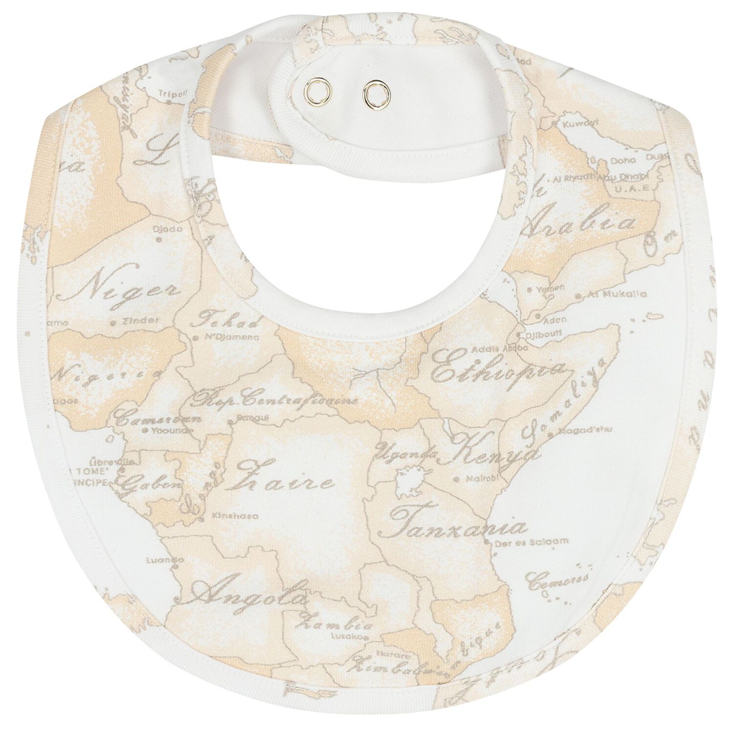 Baby Girls White & Beige Geo Map Gift Set, 1, hi-res