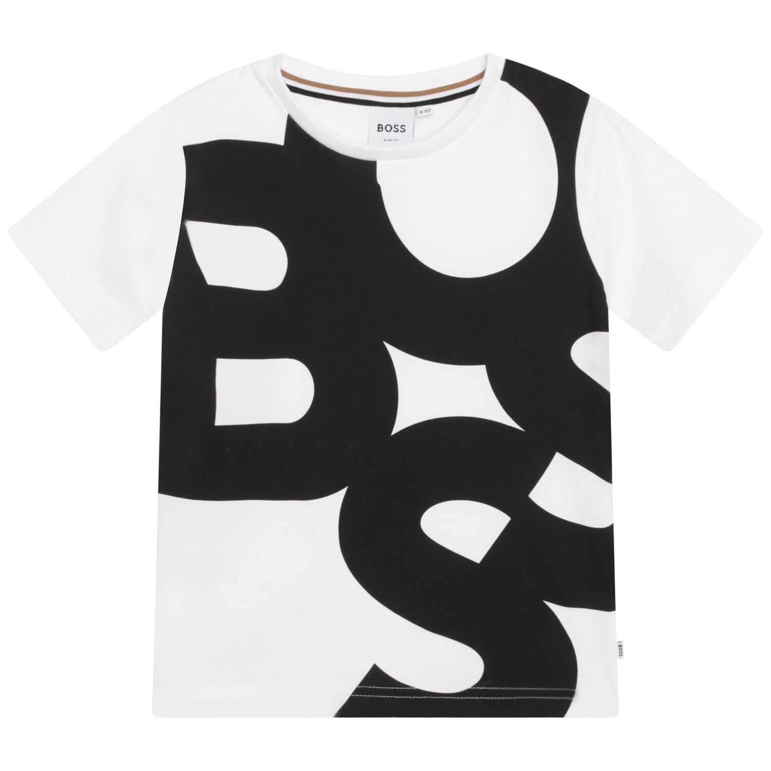 Boys White Logo T-Shirt, 1, hi-res image number null