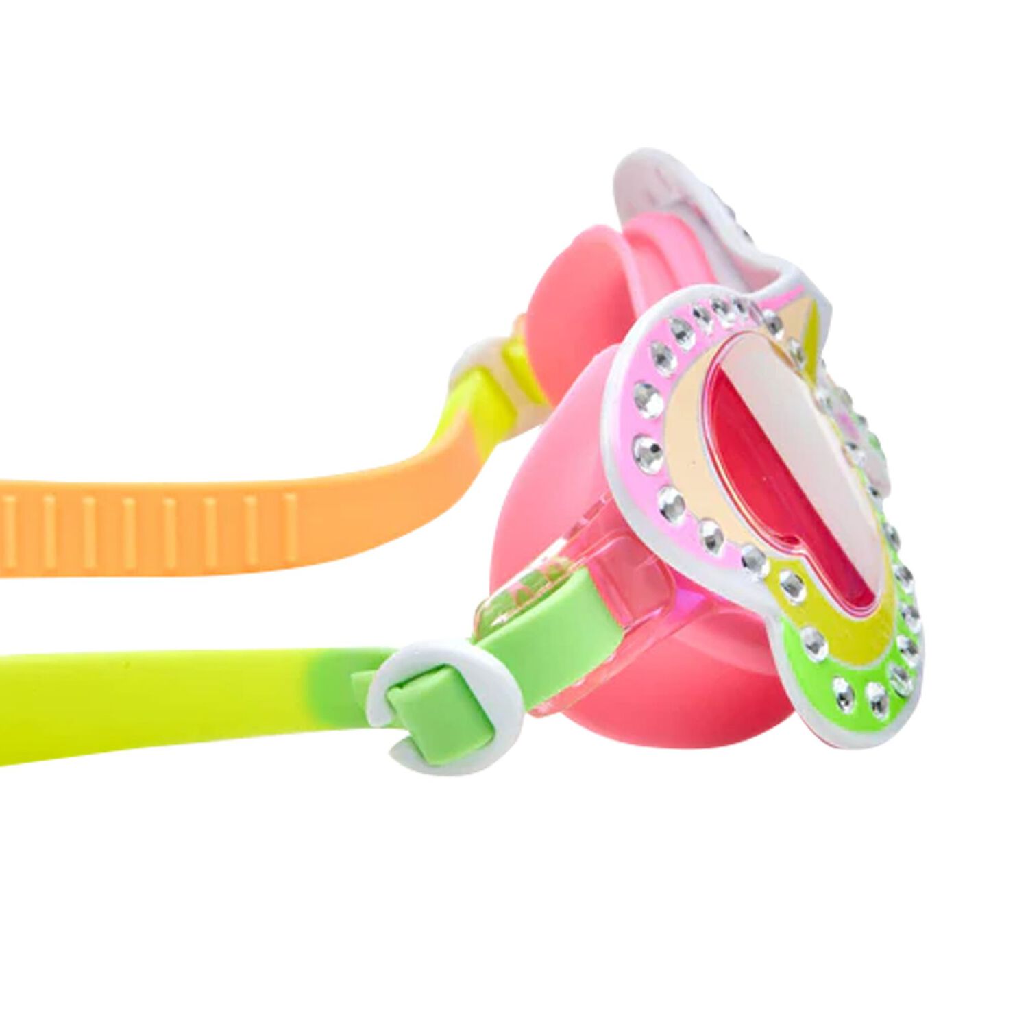 Girls Multi-Coloured Butterfly Swimming Goggles, 2, hi-res image number null