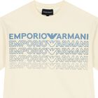 Boys Ivory Logo T-Shirt, 1, hi-res