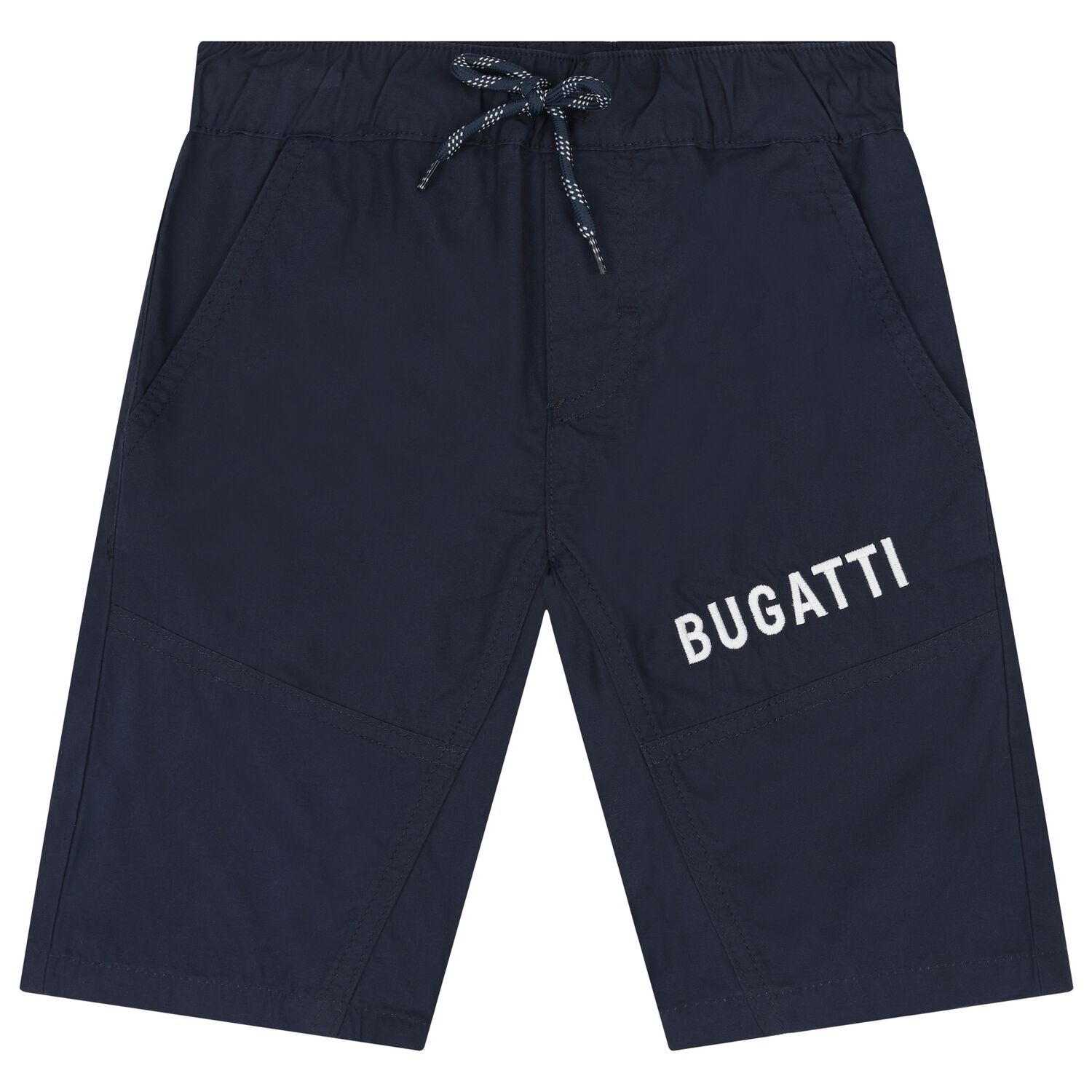 Boys Navy Blue Logo Shorts, 1, hi-res image number null