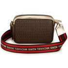 Girls Brown & Gold Logo Shoulder Bag, 1, hi-res