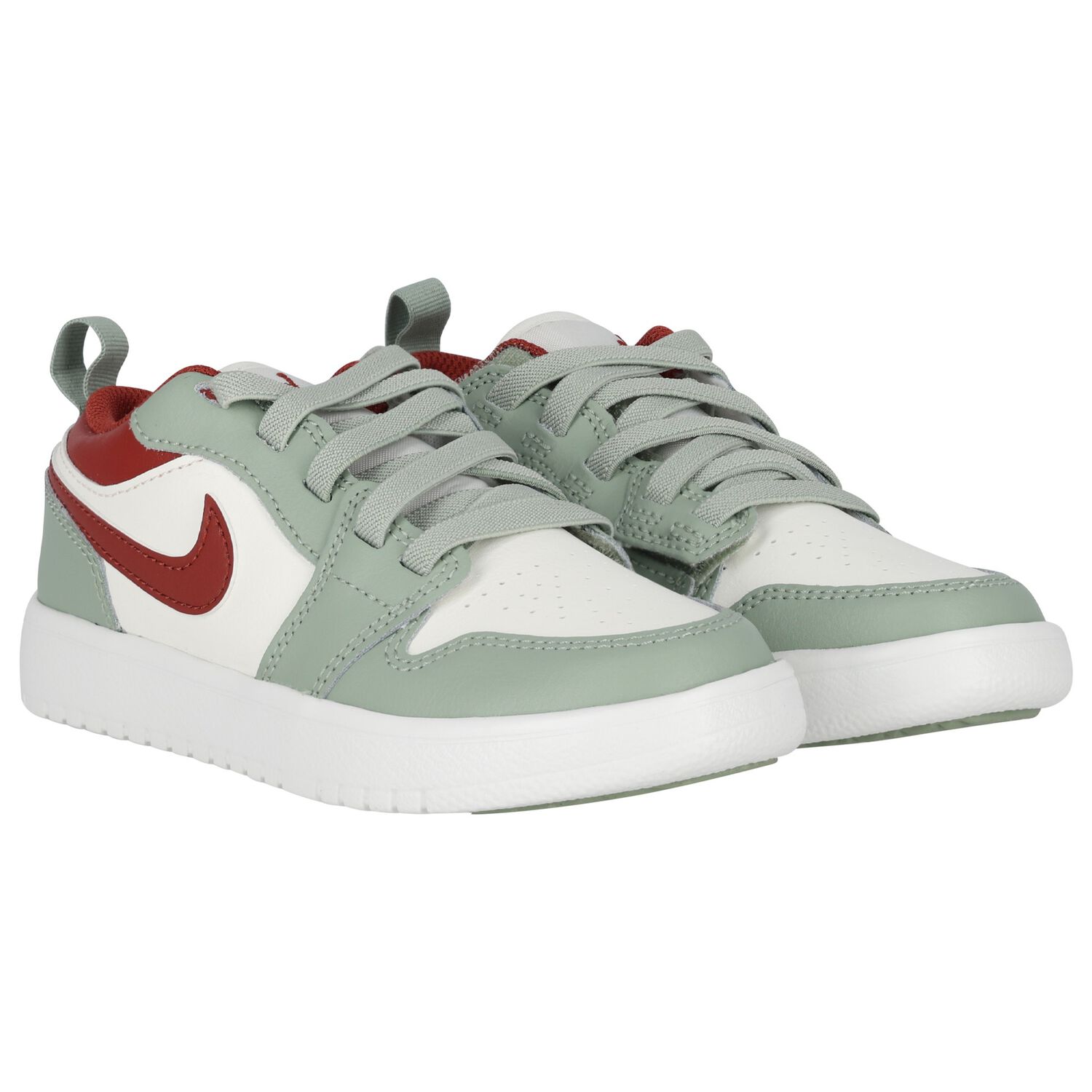 Green, White & Red Air Jordan 1 Low Alt Trainers, 3, hi-res