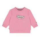 Baby Girls Pink Logo Tracksuit , 3, hi-res